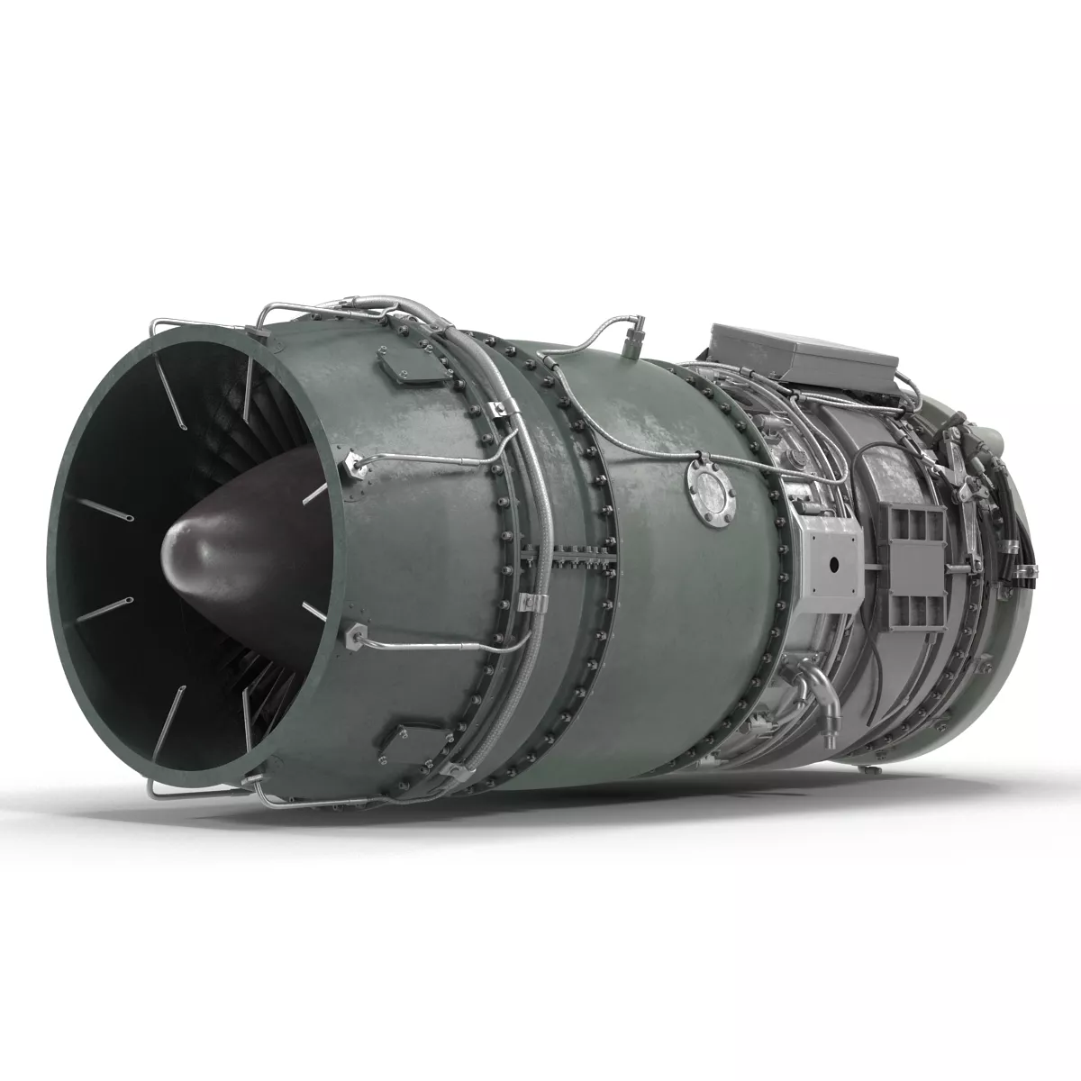 Turbojet Engine 3D model