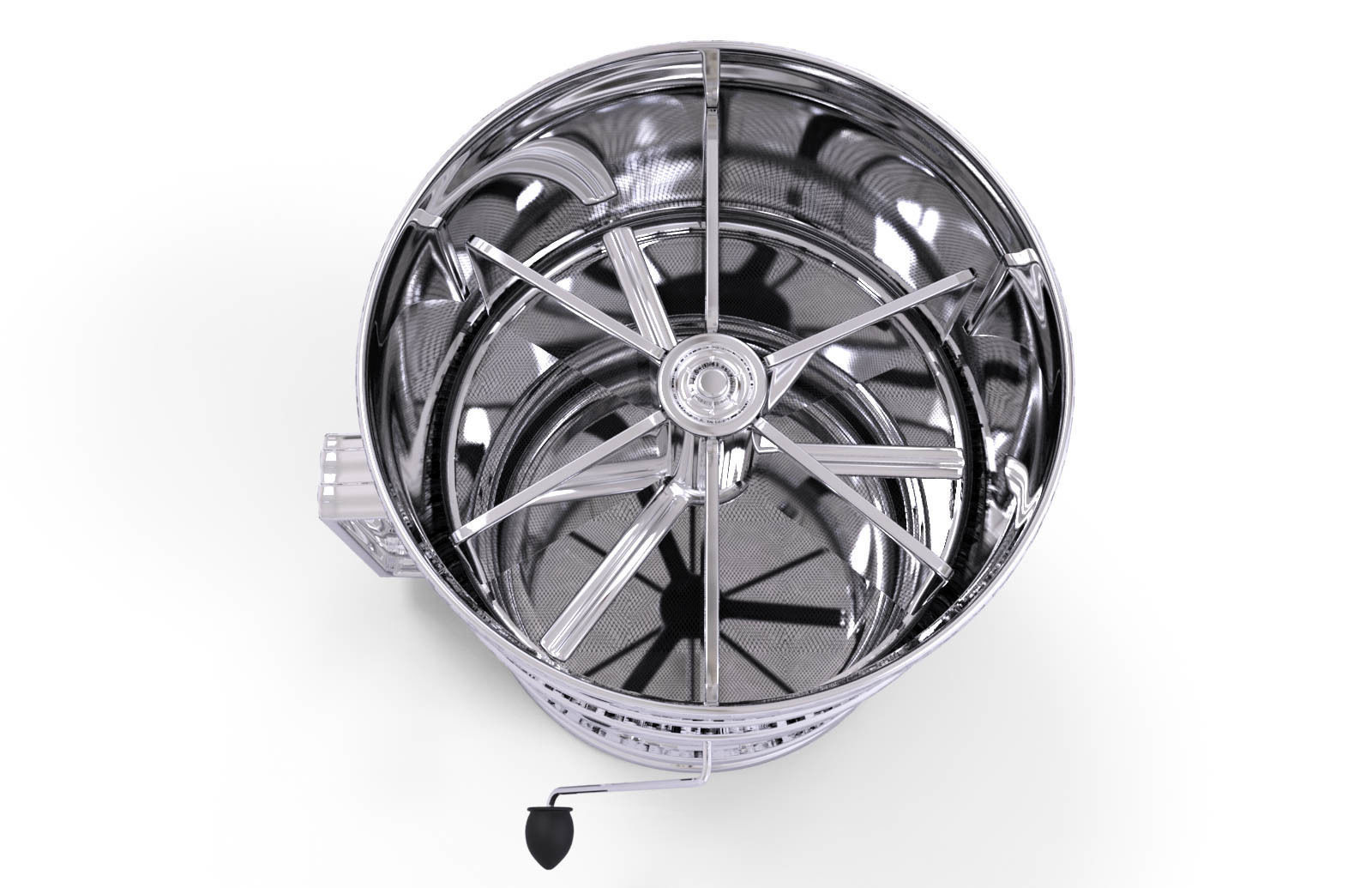 Flour sifter 3D model_4