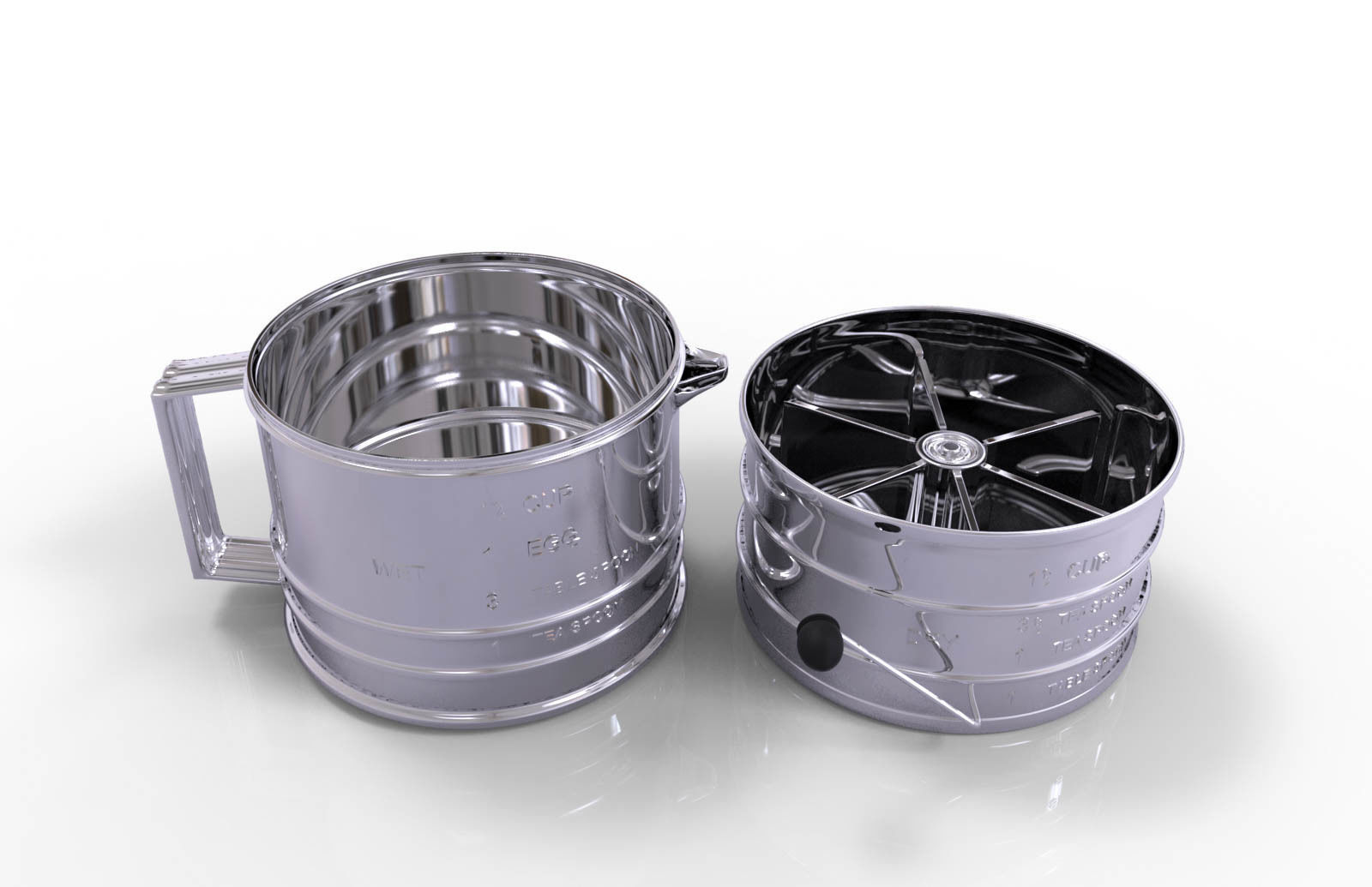 Flour sifter 3D model_5
