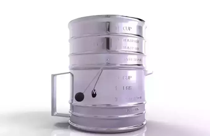 Flour sifter 3D model