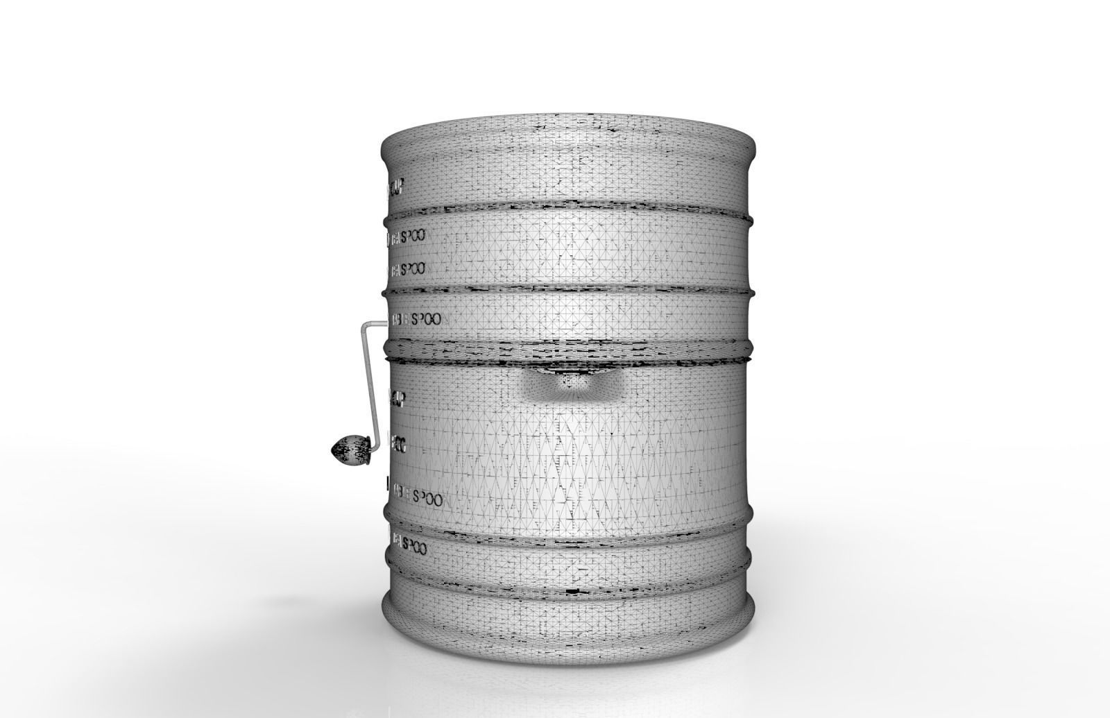 Flour sifter 3D model_7