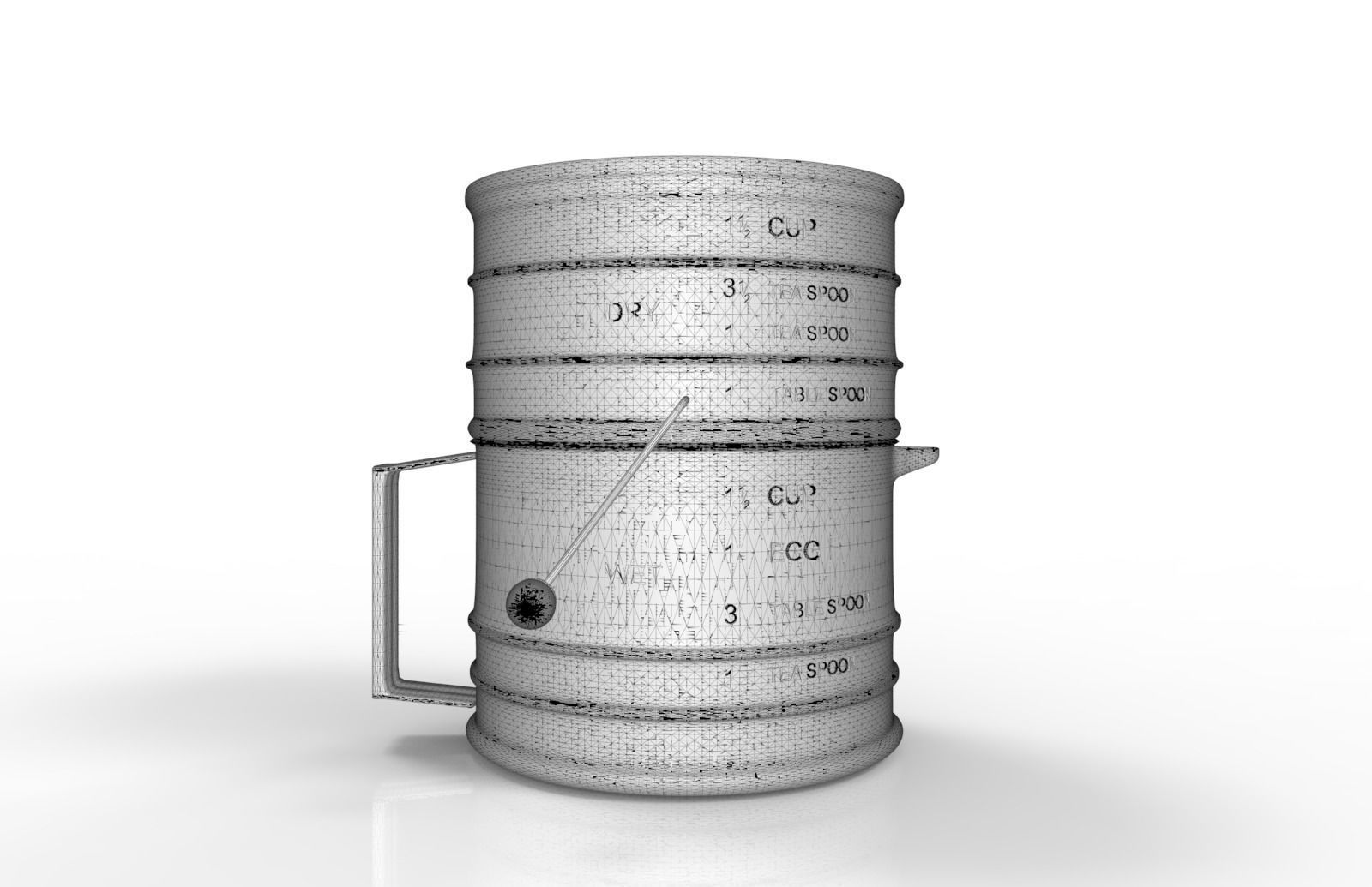 Flour sifter 3D model_9