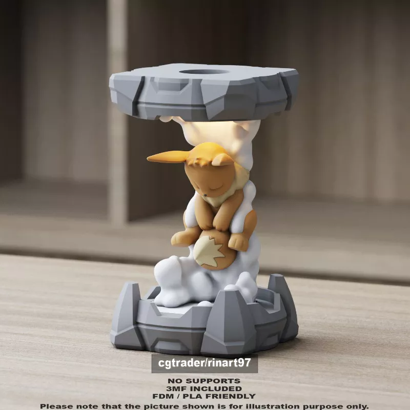 Eevee in Clone Lab 3D print model