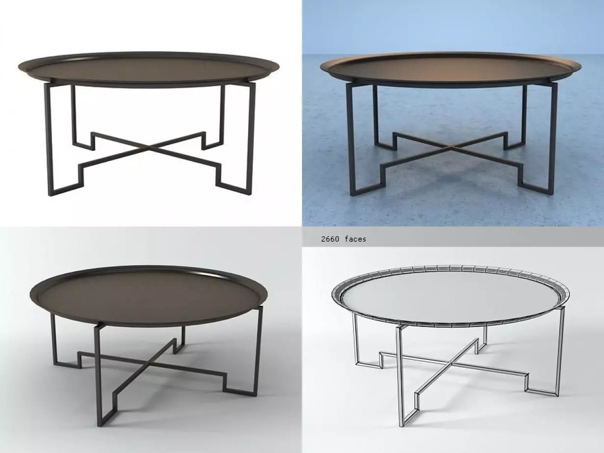 Coffee Table 3D model_0