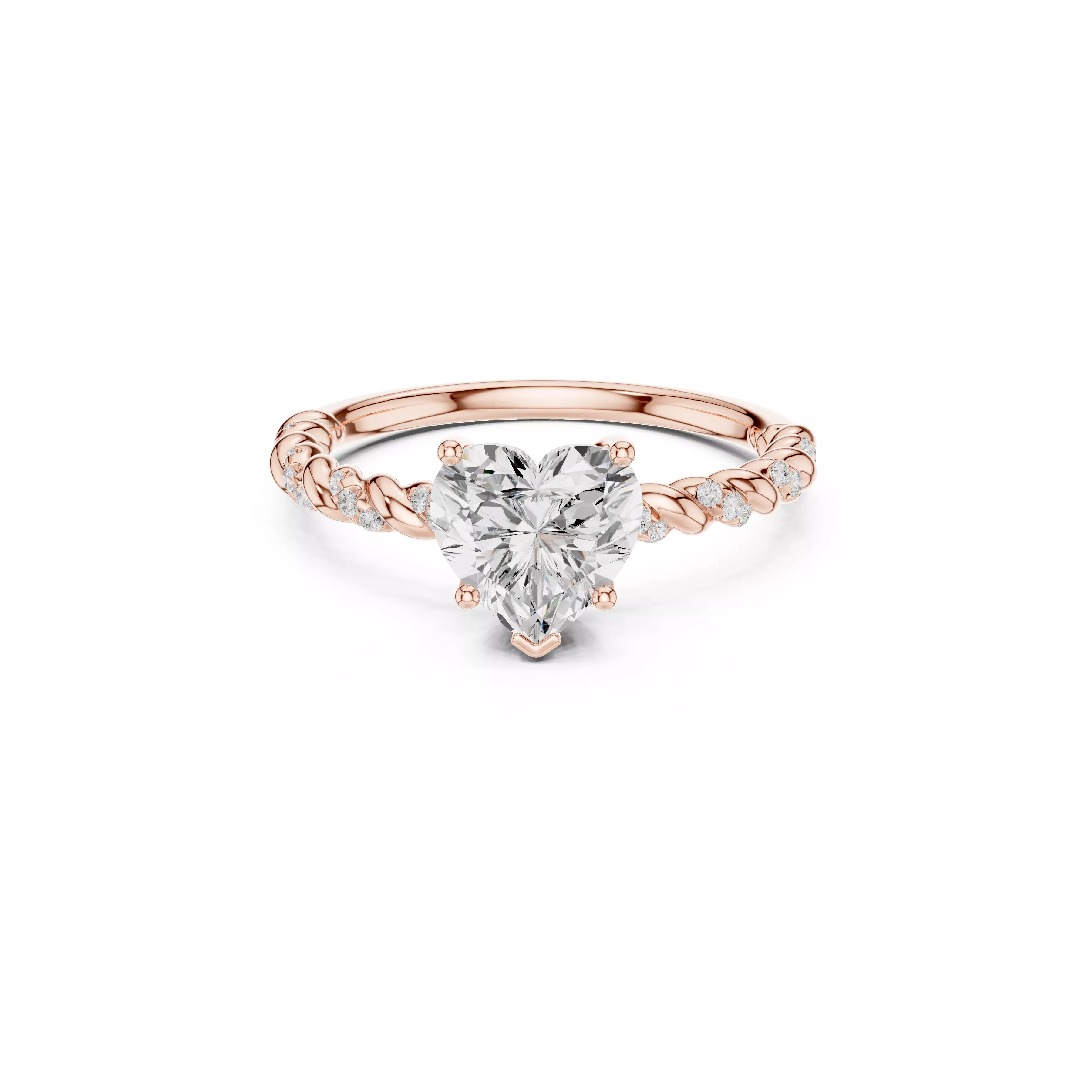 Buy Diamond Ring CAD Engagement Wedding Jewelry STL 3DM R5342 3D print model
