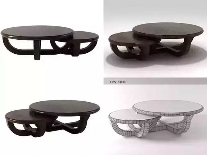 Ebonize Coffee Table 3D model