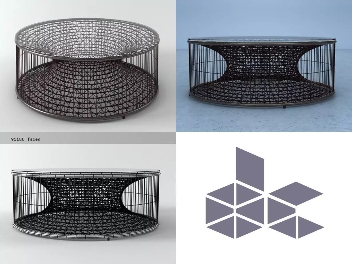 Amaya Coffee Table 3D model_0