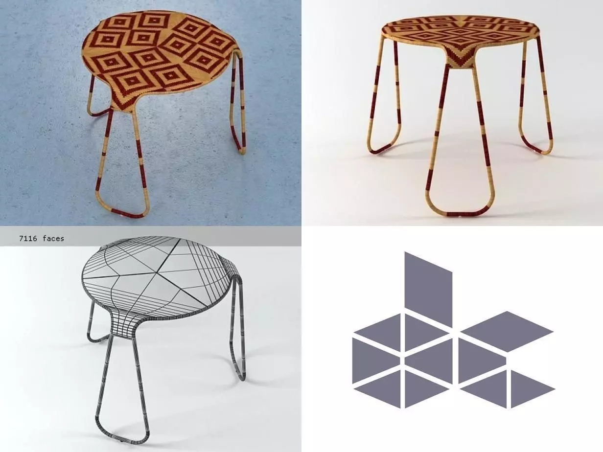 Flo Table 3D model_0