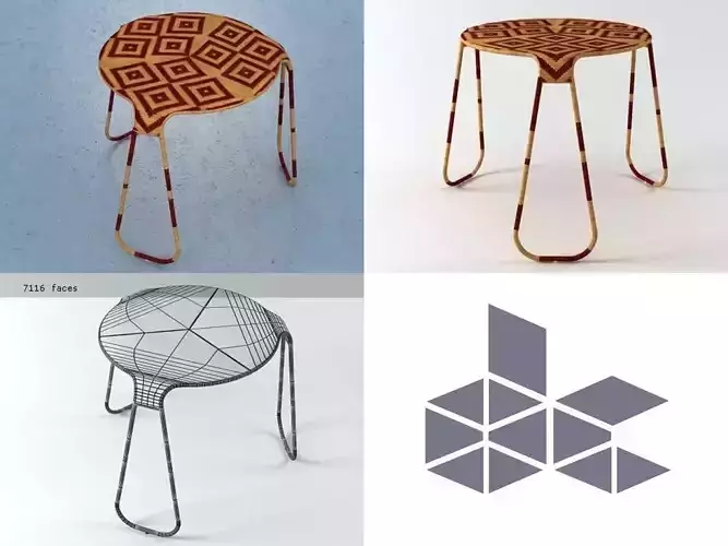 Flo Table 3D model