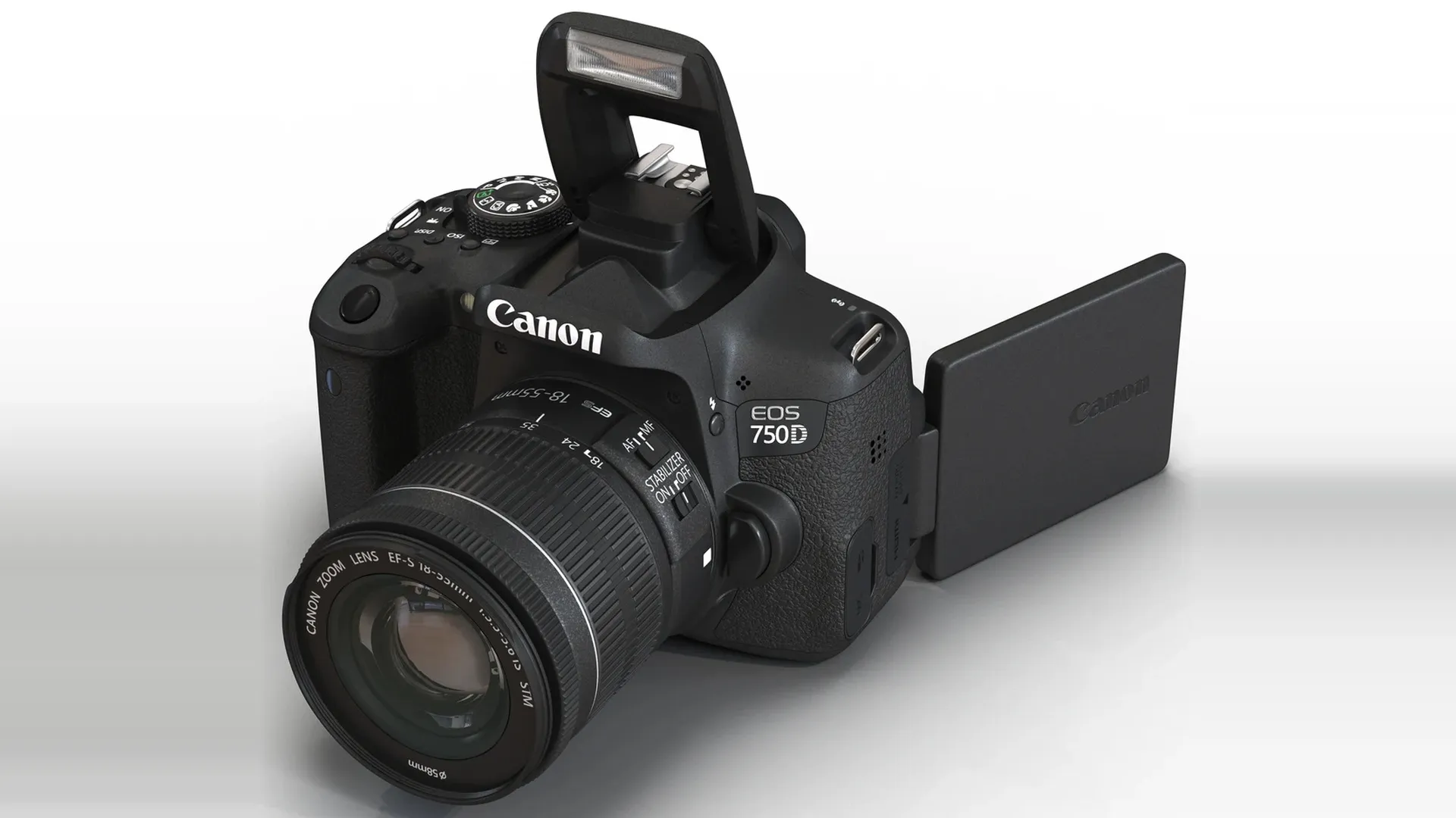 Canon EOS 750D 3D model