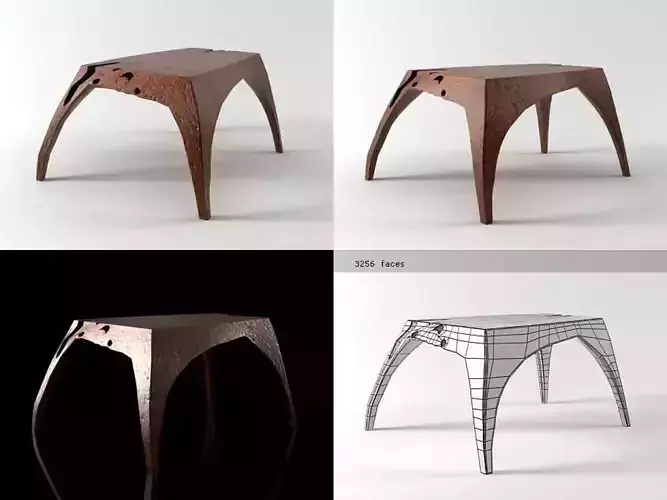 Walking table 3D model