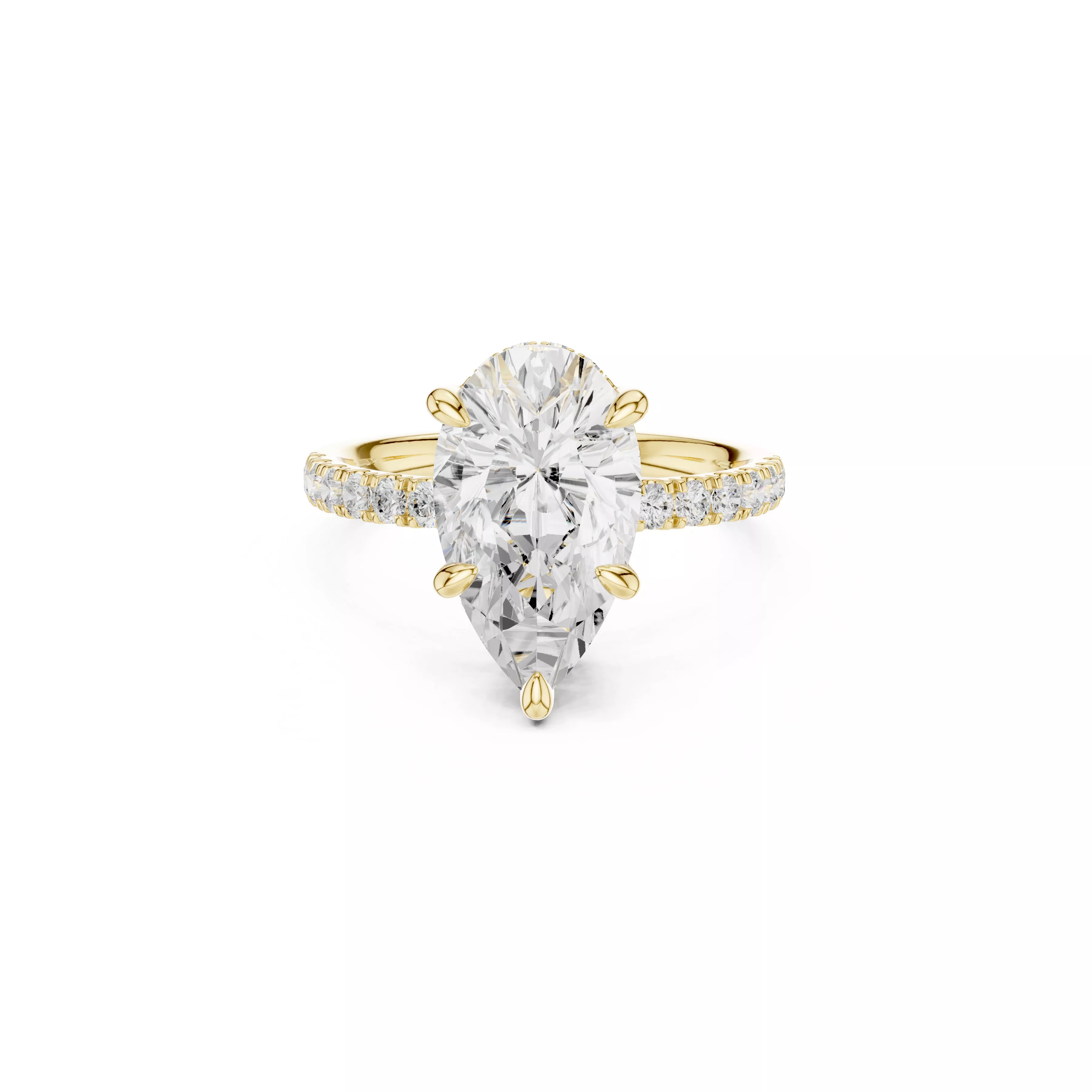 Moden Engagment Rings Designer Diamond Band Luxury Engagement Ring Ready CAD M9942 3D model ...
