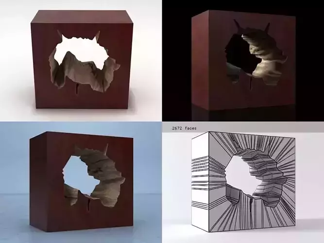 Slice Table 3D model