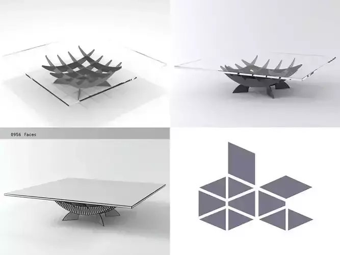 Atlas coffee table designed
