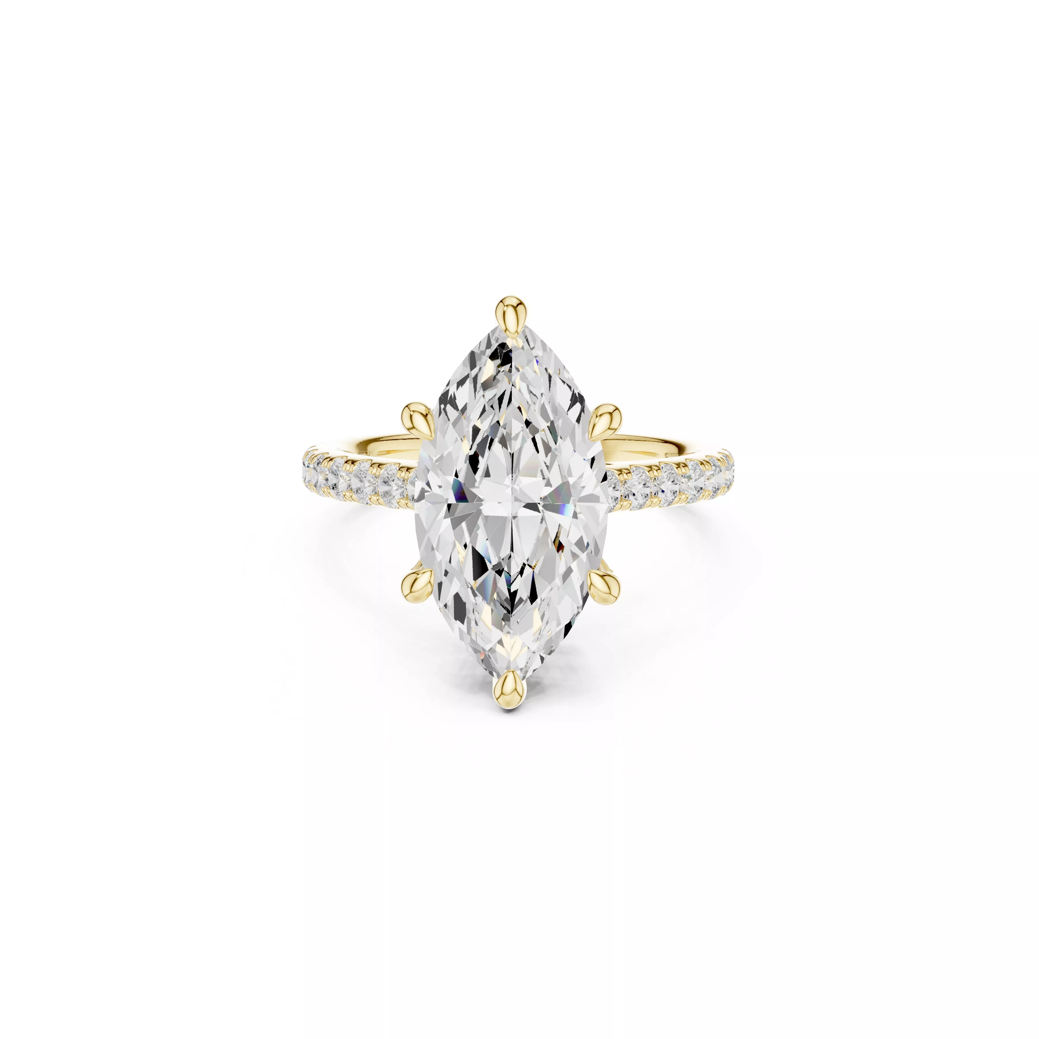 SAMPLE Designer Diamond Band Luxury Engagement Ring Ready CAD free 3D ...