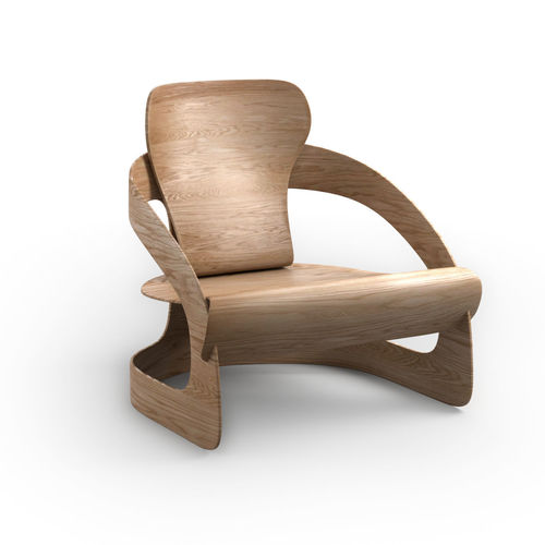Designer Chair with new and old textures Low-poly 3D model