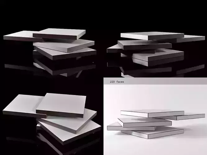 Rotor coffee table 3D model