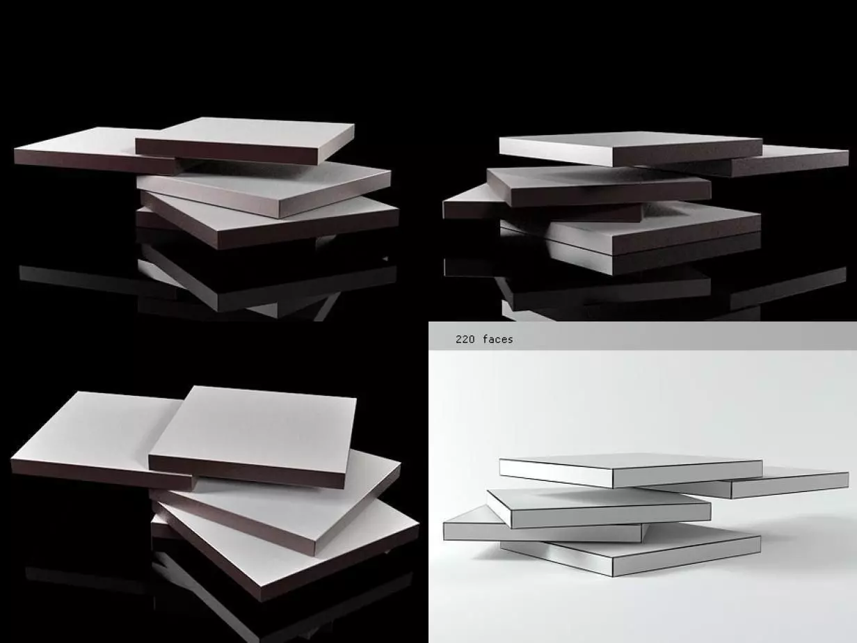 Rotor coffee table 3D model