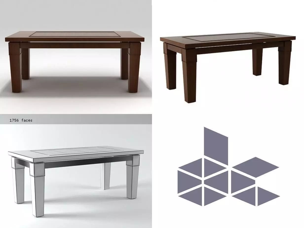 Coco Table 3D model_0
