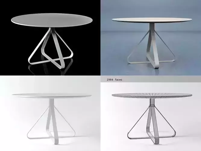 Fjord Table 0SA 3D model