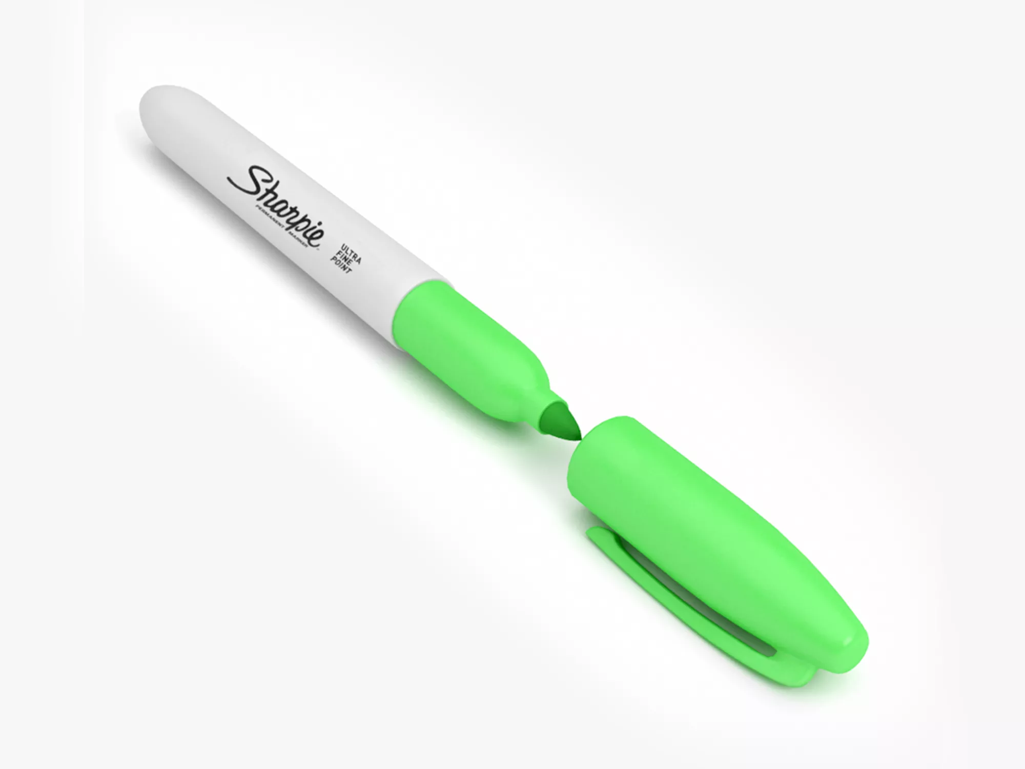 Sharpie FinePoint Marker 3D MODEL Low-poly 3D model