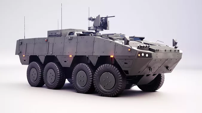 Patria Patgb 360 AMV 8x8 Armored Vehicle PBR XA-360