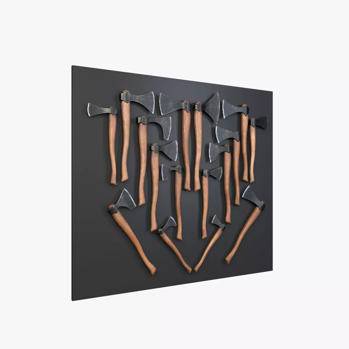 Hatchet Low-poly 3D model