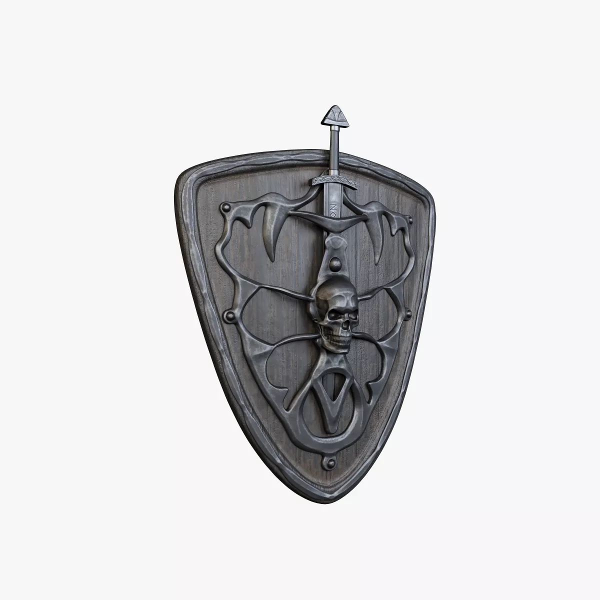 Shield Low-poly 3D model
