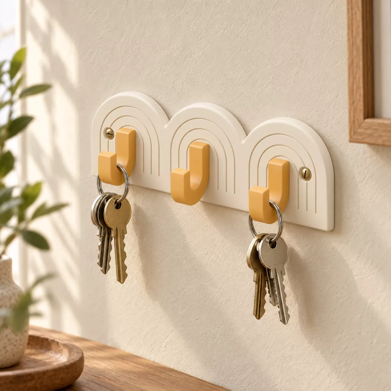 ARCHI Triple Arch Key Rack - RC 3D print model