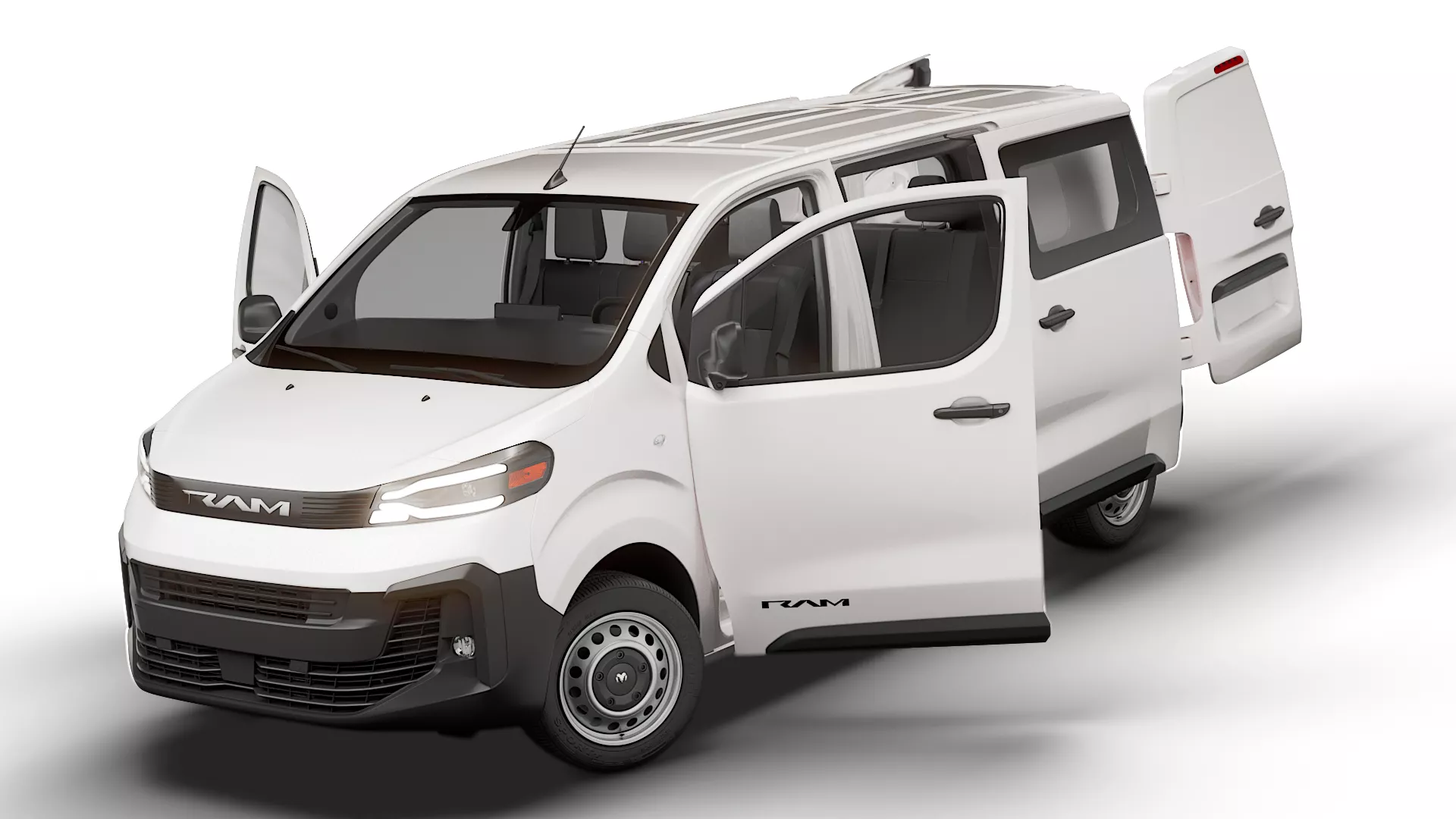RAM ProMaster City Auto DCab L2 HQInt 2027 3D model