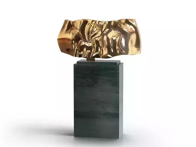Masterpieces gold sculpture