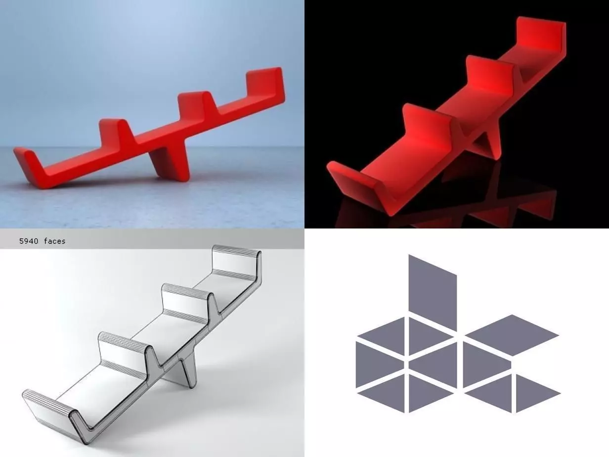 EJ 2800 Seesaw 3D model