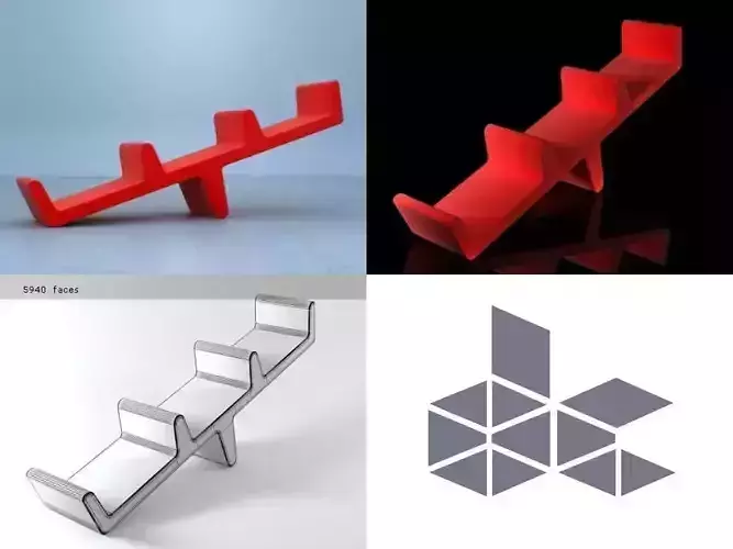 EJ 2800 Seesaw 3D model
