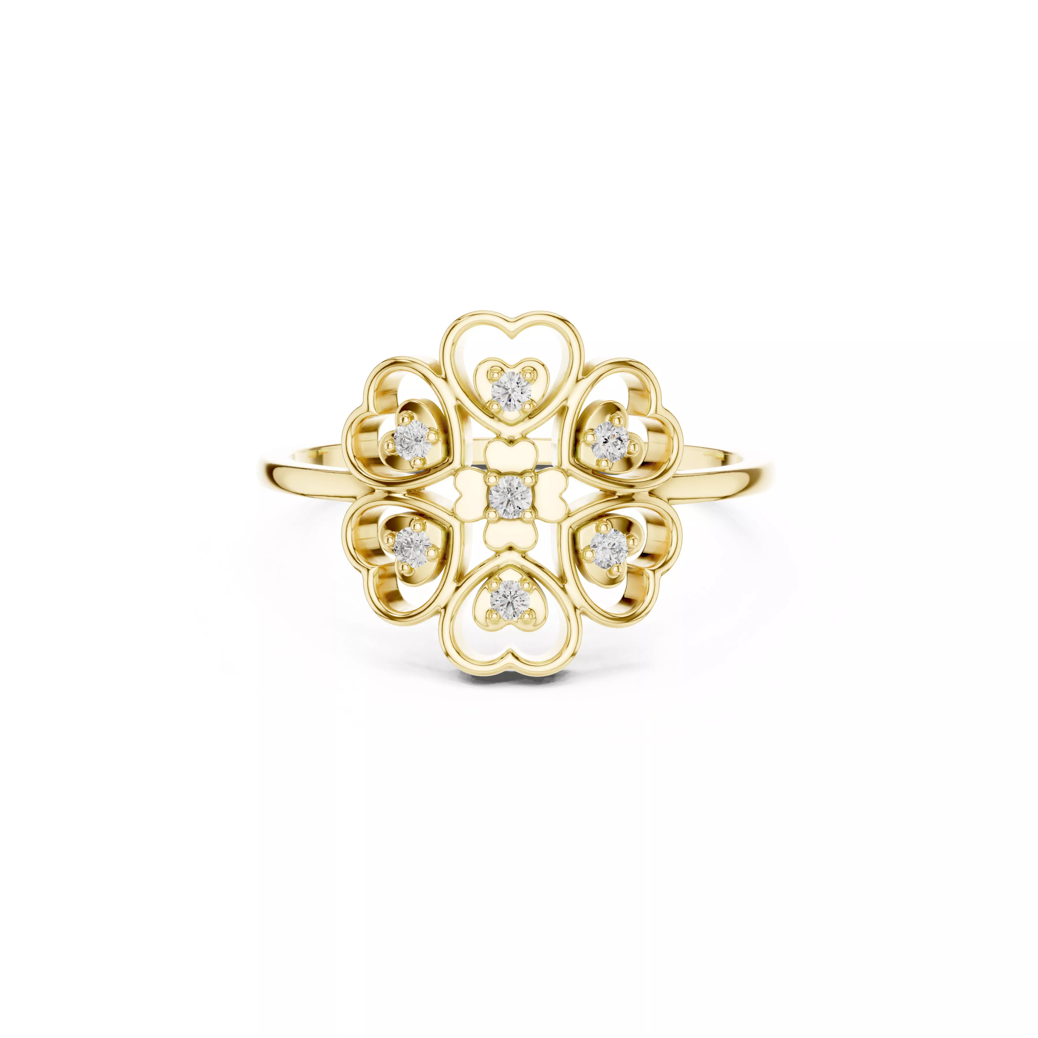 Moden Engagment Rings Designer Diamond Band Luxury Engagement Ring Ready CAD M9073 3D model ...
