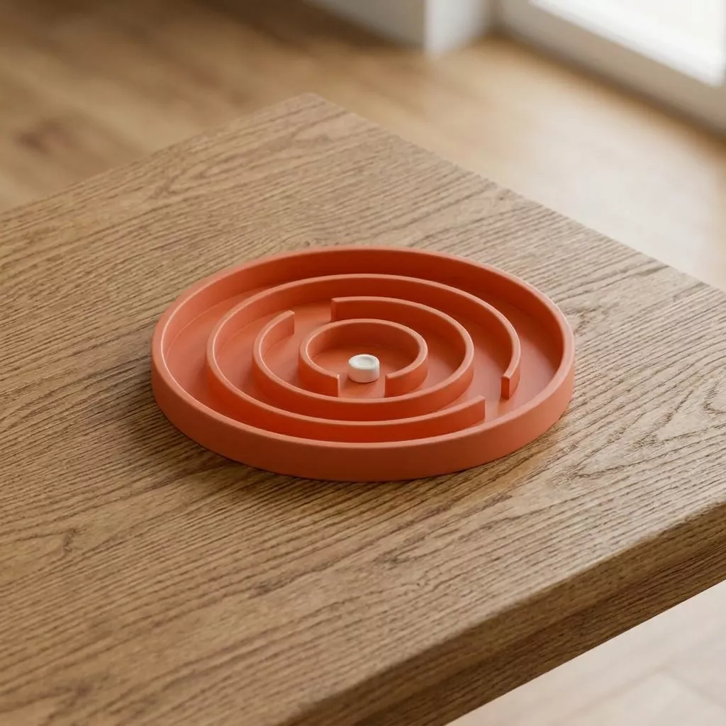 MAZE Circular Maze Fidget - RC Free 3D print model