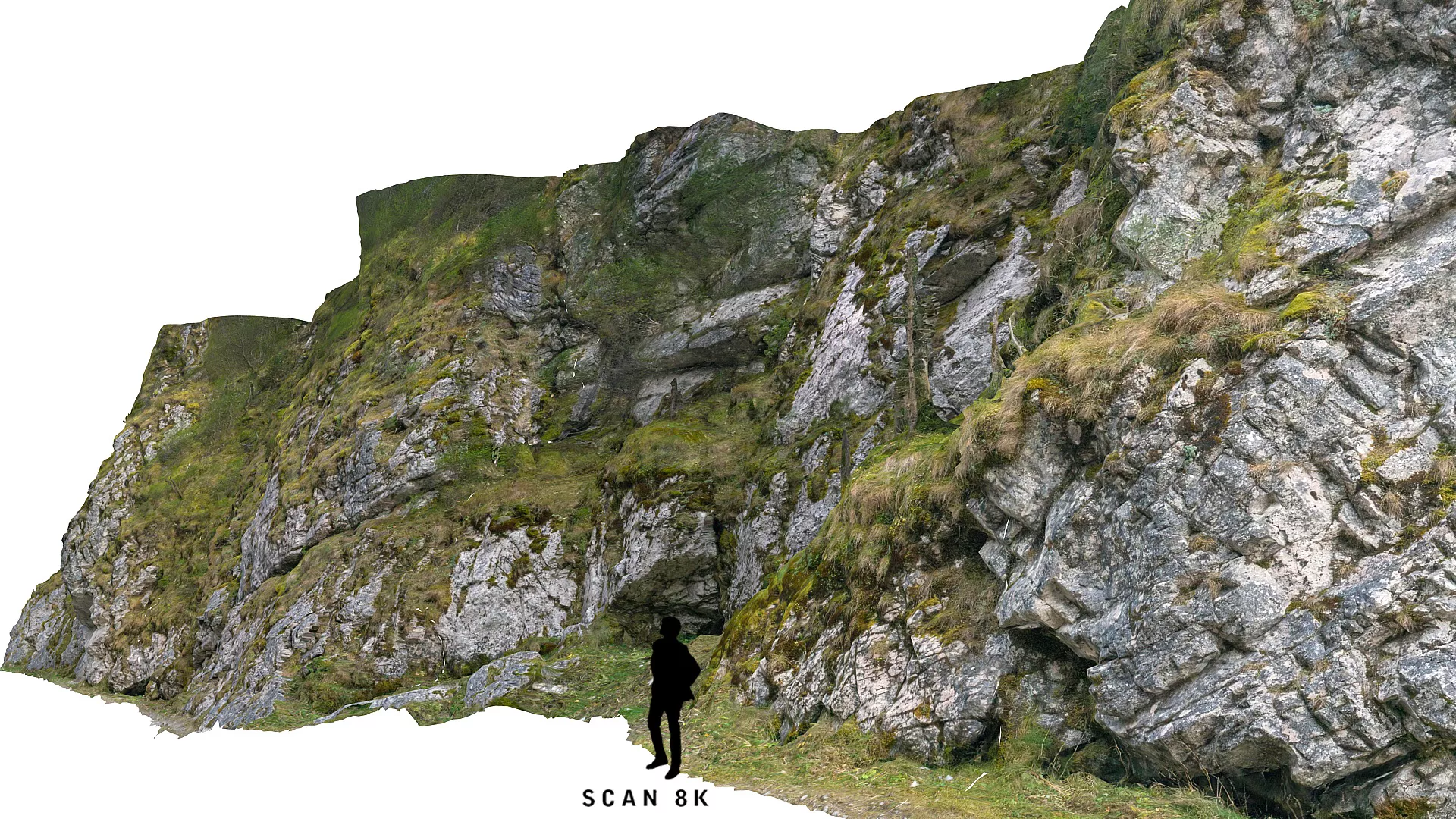 Climbing Rock Low-poly 3D model