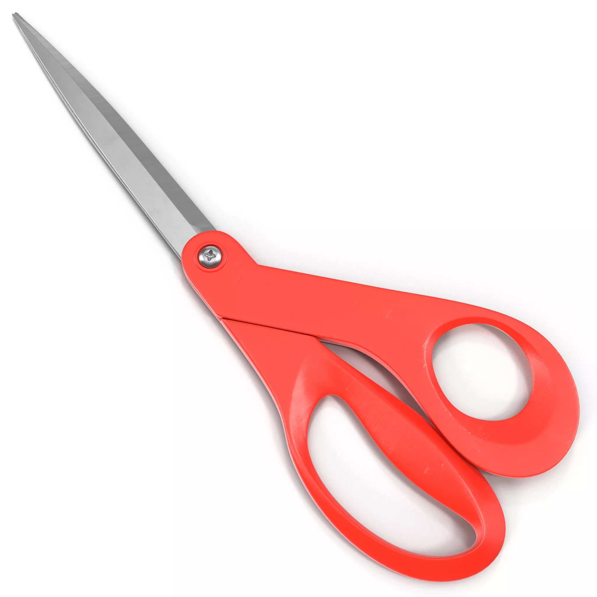 Scissors Red 3D model