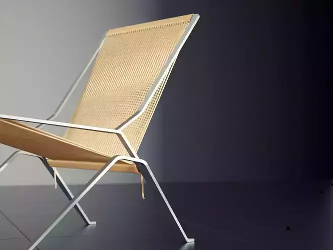 PK chair with metal frame