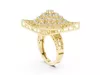Designer Diamond Band Luxury Engagement Ring Ready CAD M10293 3D model ...