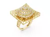 Designer Diamond Band Luxury Engagement Ring Ready CAD M10293 3D model ...