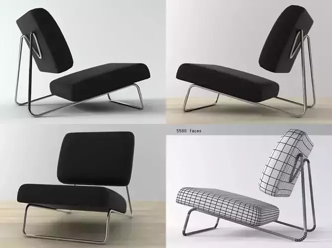 Hirche Lounge 3D model