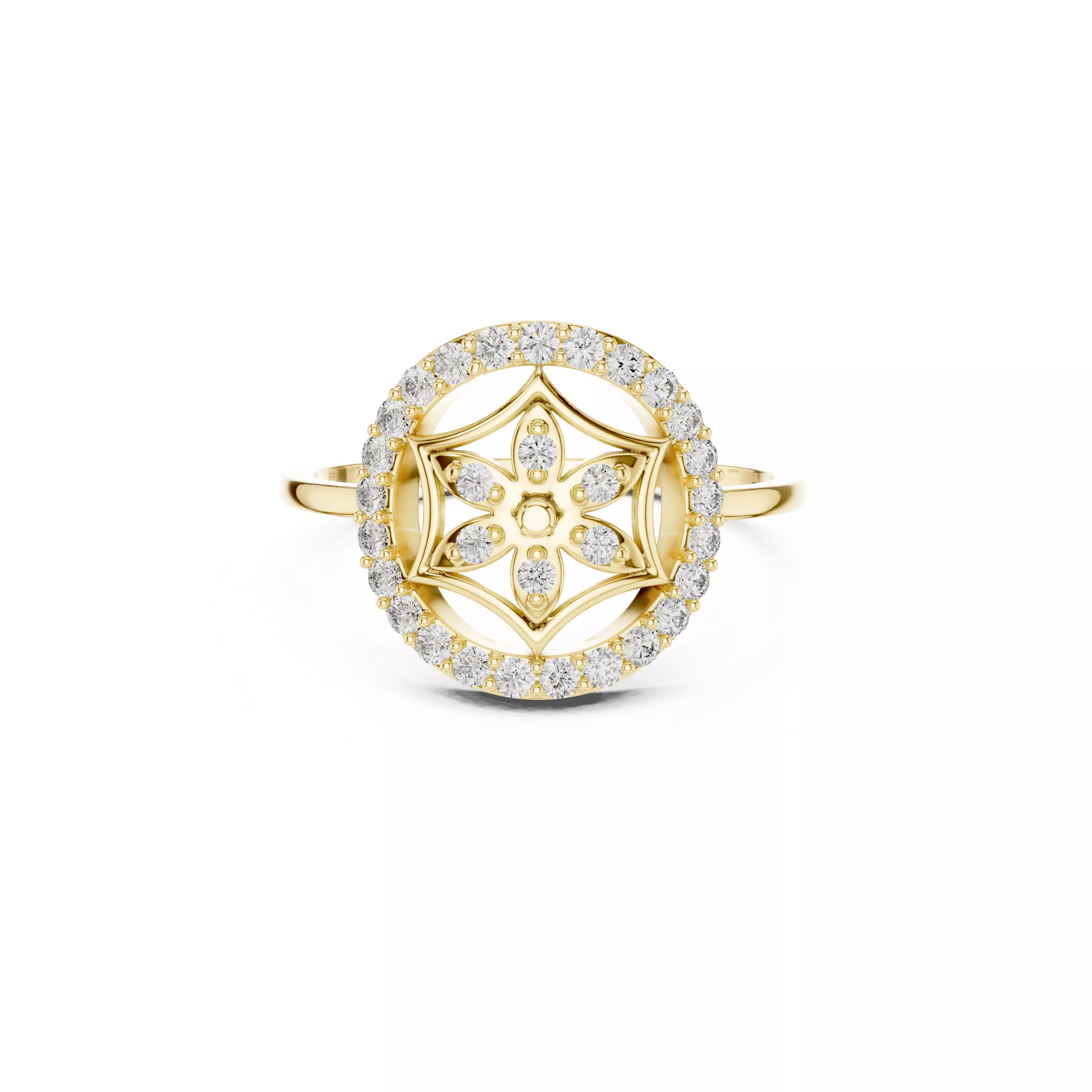 Moden Engagment Rings Designer Diamond Band Luxury Engagement Ring Ready CAD M9616 3D model ...