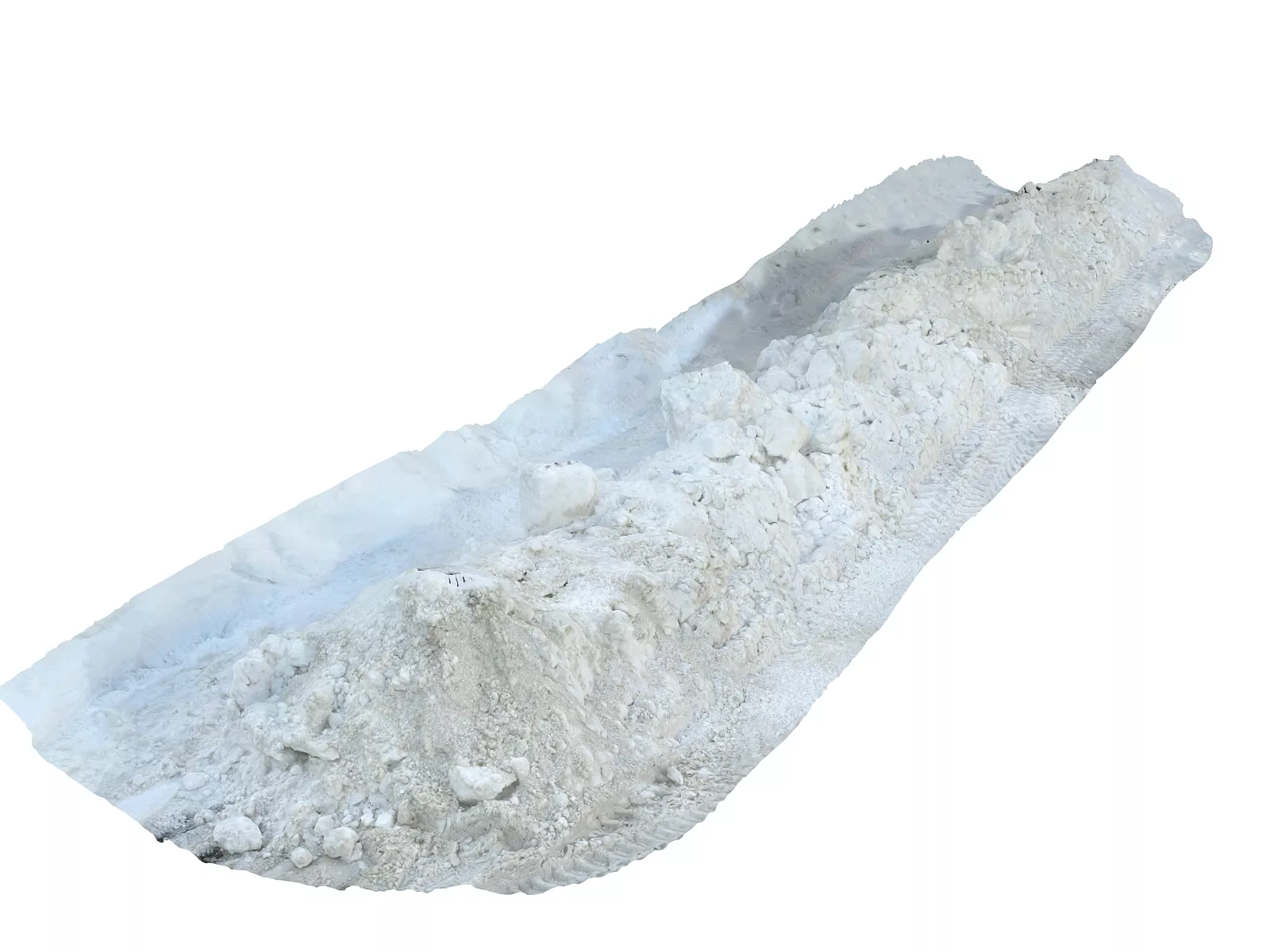 Snowdrift 16K Low-poly 3D model