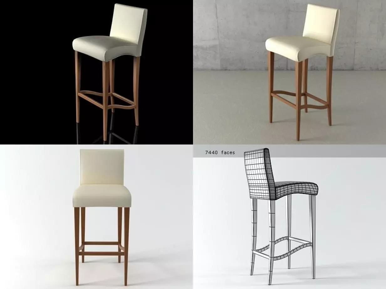 Cindy Stool 3D model_0