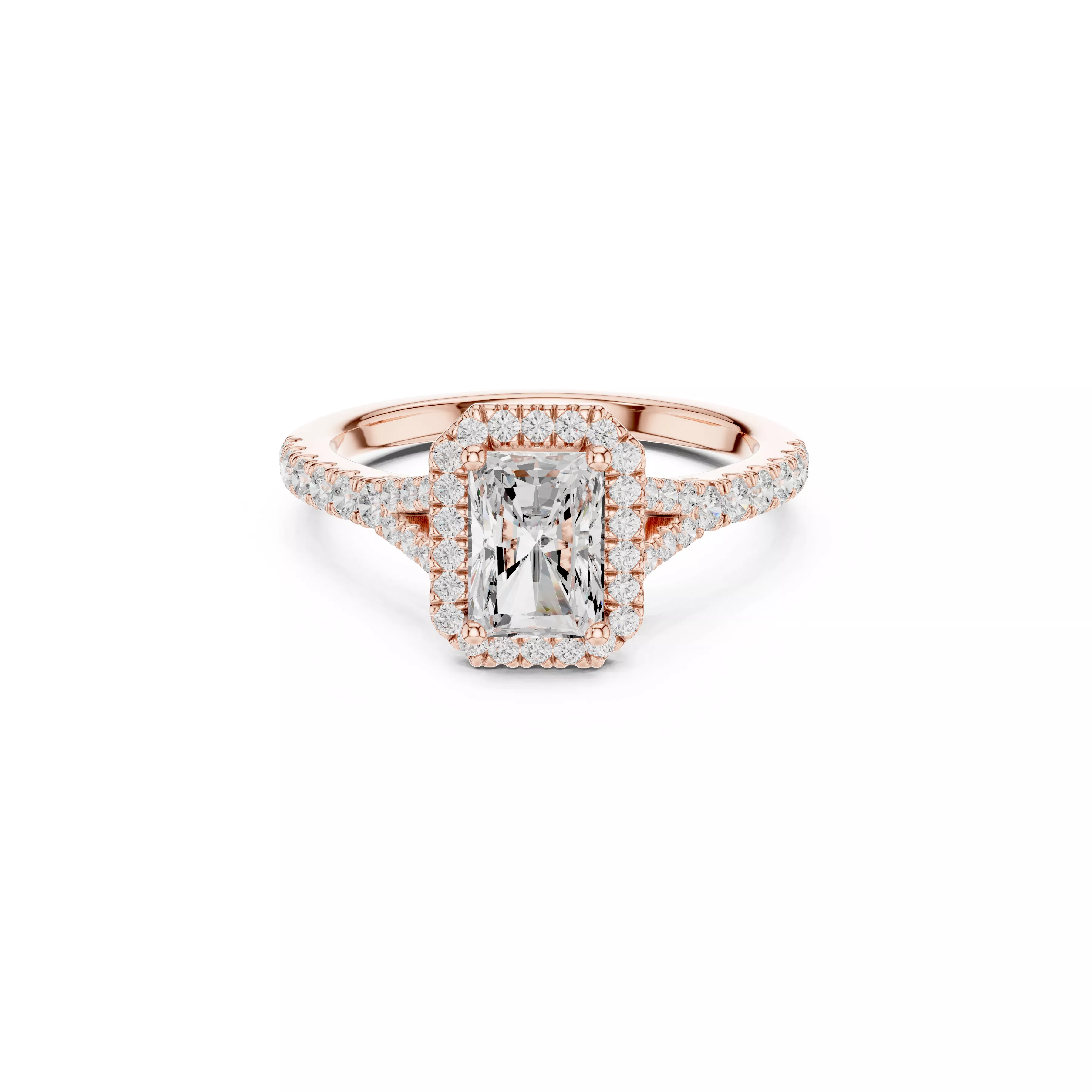 Custom Fine Jewelry Diamond Ring Gold Band STL 3DM 913 3D print model