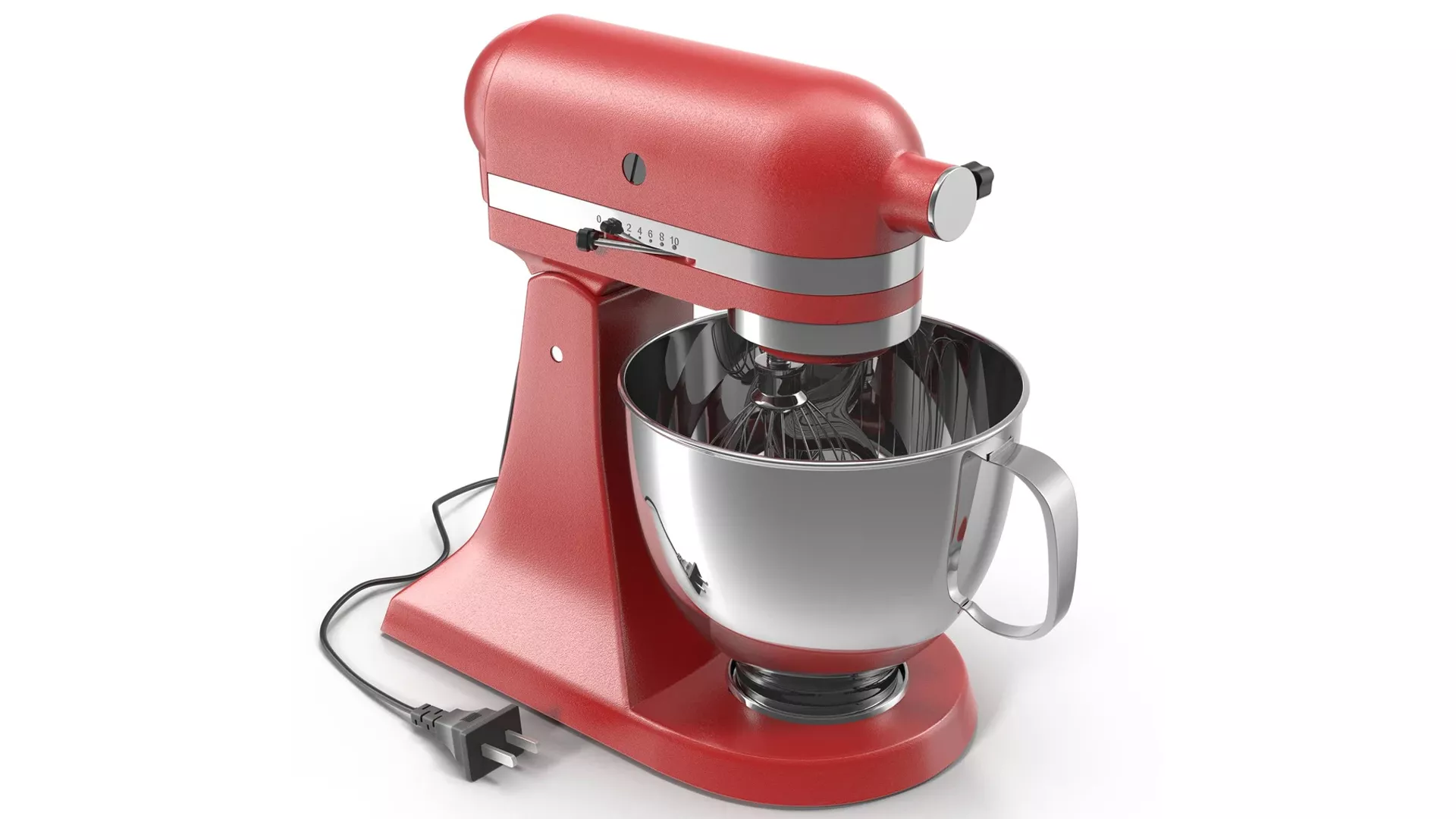 Stand Mixer Red 3D model
