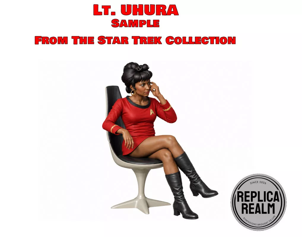 STAR TREK - Lt Uhura Sample from The Star Trek Collection Free 3D print model