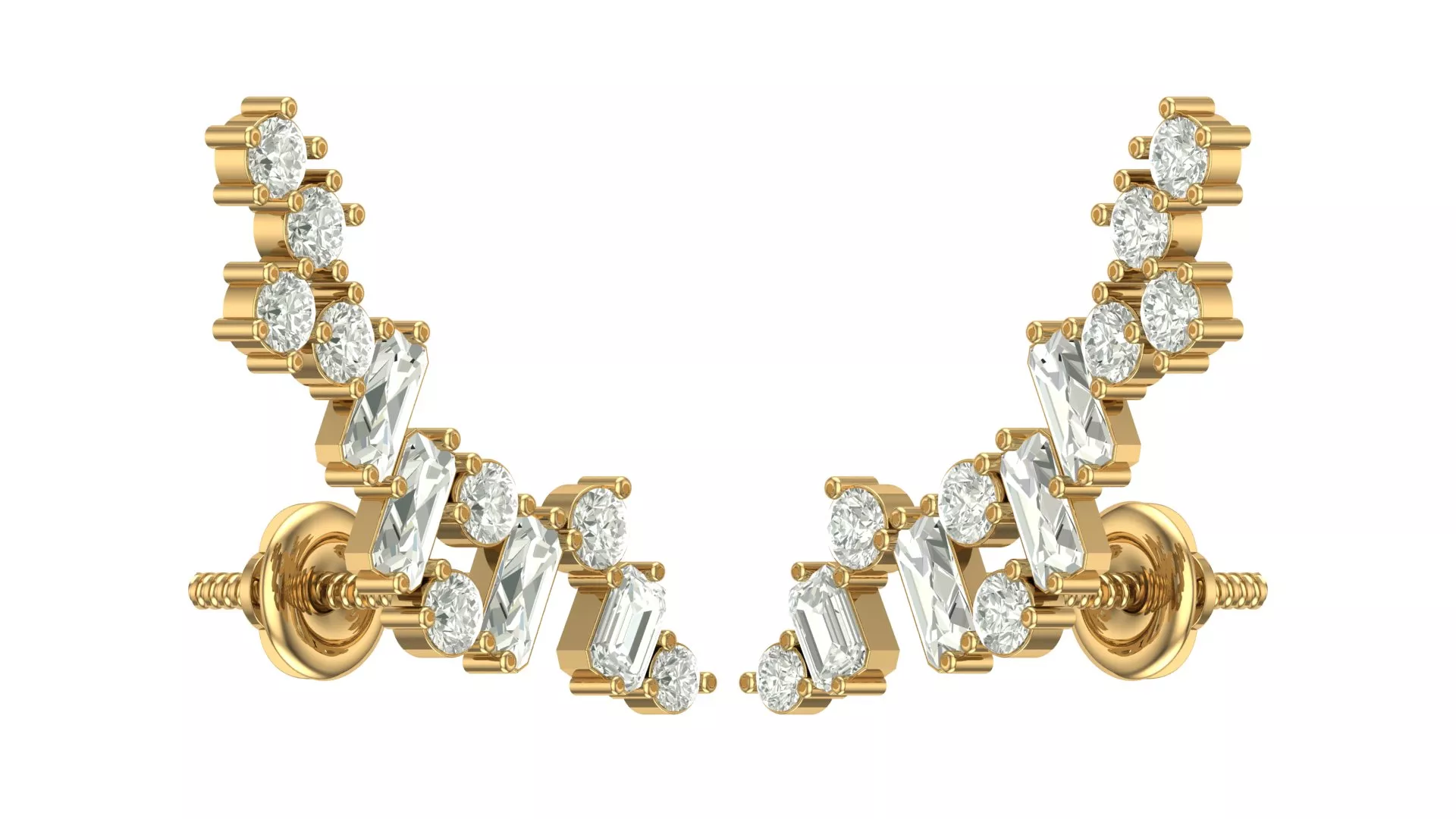 Unique Earrings 3D print model