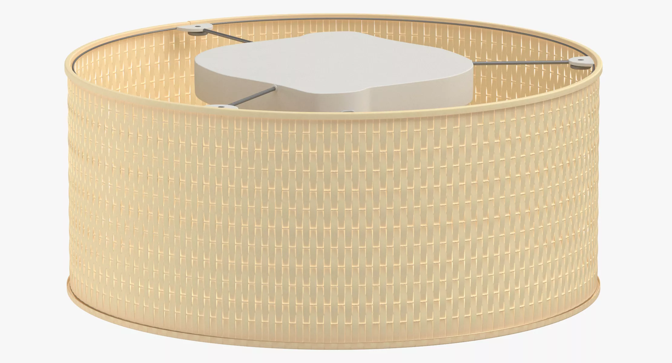 Scandinavian Ceiling Light - On 3D model