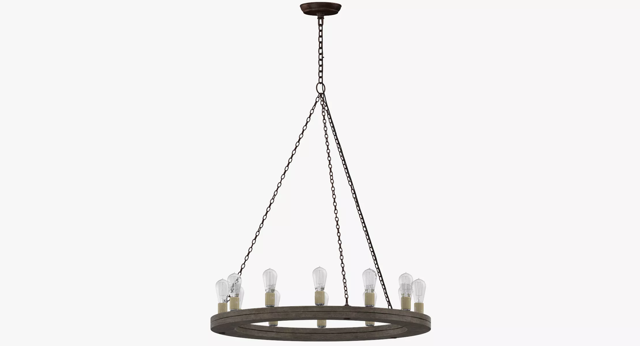 Contemporary Ceiling Light Off 3D model